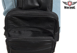 Dream Apparel Premium Leather Thigh Bags With Gun Pocket