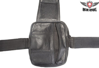 Dream Apparel Premium Leather Thigh Bags With Gun Pocket