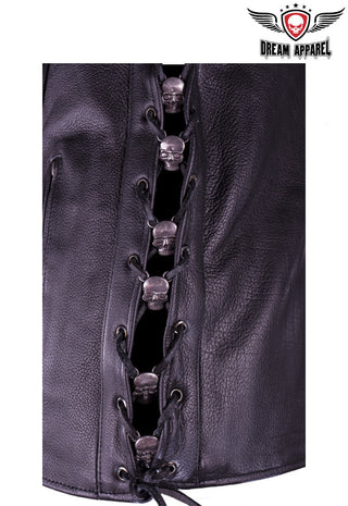 Dream Apparel Skull Lace Up Charm