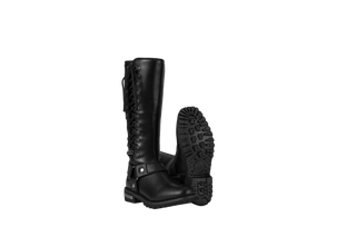Dream Apparel® Women Biker Long Boots with Laces