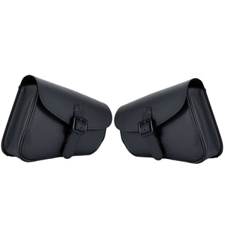 Dream Apparel Swing Arm Motorcycle Bags Pair Universal Durable Black Side Bags - Set of 2