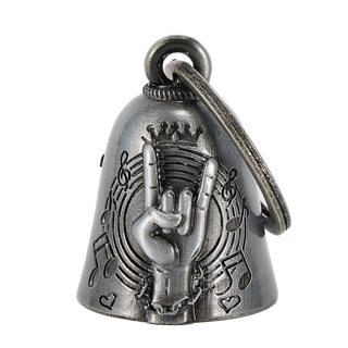 Dream Apparel Flaming Guitar Motorcycle Bell, Good Luck and 3-D, Light Weight, Impact Resistant