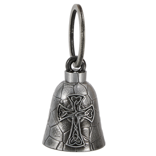 Dream Apparel Celtic Cross Motorcycle Bell, Good Luck and 3-D, Light Weight, Impact Resistant