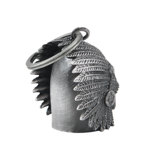 Dream Apparel Indian Skull Head Motorcycle Bell Good Luck and in 3-D, Light Weight, Impact Resistant