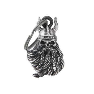 Dream Apparel Viking Helmet Beard Skull Motorcycle Bell, for Good Luck and in 3-D, Light Weight