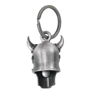 Dream Apparel Viking Helmet Skull Red Stone Eyes Motorcycle Bell
