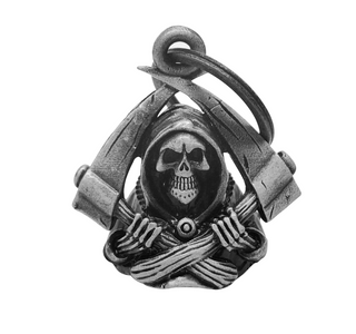Dream Apparel Grim Reaper Motorcycle Bell Good Luck 3-D, Light Weight, Impact Resistant