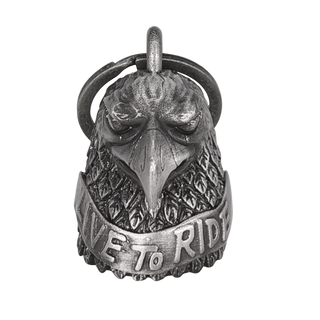 Dream Apparel Eagle Head Live To Ride Motorcycle Bell