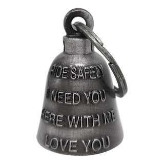Dream Apparel Ride Safely Motorcycle Bell, for Good Luck and in 3-D, Light Weight