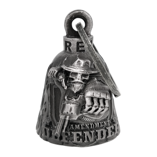 Dream Apparel 2ND AMEMNDMENT Defender Motorcycle Bell, Good Luck and in 3-D, Light Weight