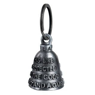 Dream Apparel "THIS BIKE PROTECTED BY THE GOOD LORD AND A GUN" Motorcycle Bell Impact Resistant 3D
