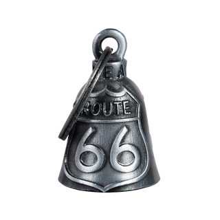 Dream Apparel ROUTE 66 Motorcycle Bell, for Good Luck and in 3-D, Light Weight Impact Resistant