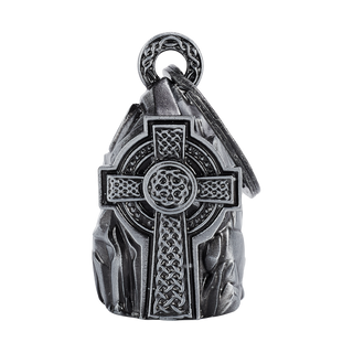 Dream Apparel Celtic Cross Motorcycle Bell for Good Luck 3-D, Light Weight, Impact Resistant