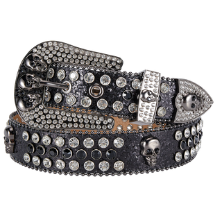 Dream Apparel Premium Strap Men Women Western Fashion Bling Bling Rhinestones Crystal Diamond Belts