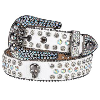 Dream Apparel Premium Strap Men Women Western Fashion Bling Bling Rhinestones Crystal Diamond Belt
