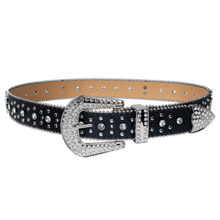Dream Apparel Premium Straps Women Western Fashion Bling Bling Rhinestones Crystal Diamonds Belt