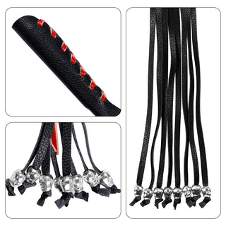 Dream Apparel Heavy Duty Leather Motorcycle Skull Fringed  Brake Clutch Lever Grip Lever Cover