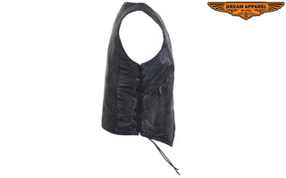 Black Gun Pocket Vest with Pink Dancer