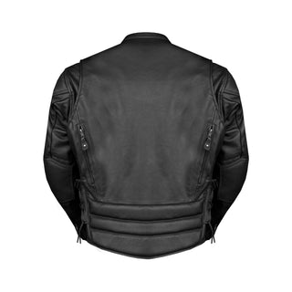 Mens Racer Jacket With Neck Warmer