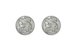 2nd Amendment Biker Pins