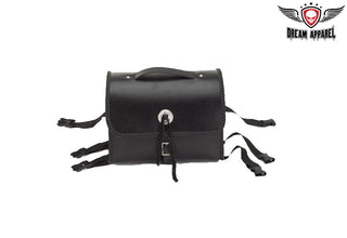 Motorcycle Sissy Bar Bag With Braid