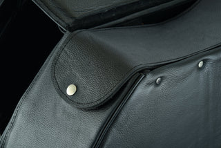 Genuine Naked Leather Concealed Carry Saddlebag with Flame