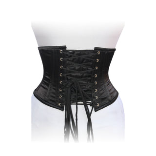 Dream Apparel Heavy Duty Steel Boned Underbust Waist Trainer Black Mesh Extreme Corset