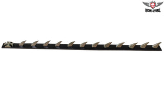 Saw Blade Helmet Spikes With Iron Cross