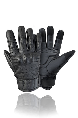 Dream Apparel Black Breathable Gloves Hook & Loop Fastener For Added Grip