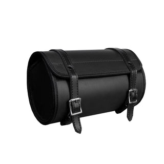 Dream Apparel 10" Plain PVC Motorcycle Tool Bag With 2 Roller Buckle Straps