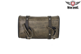 Brown Leather Motorcycle Tool Bag