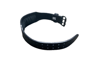 Dream Apparel Leather Weight Lifting Belt Powerlifting Heavy-Duty Back Support Lever/Prong Buckle